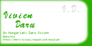 vivien daru business card